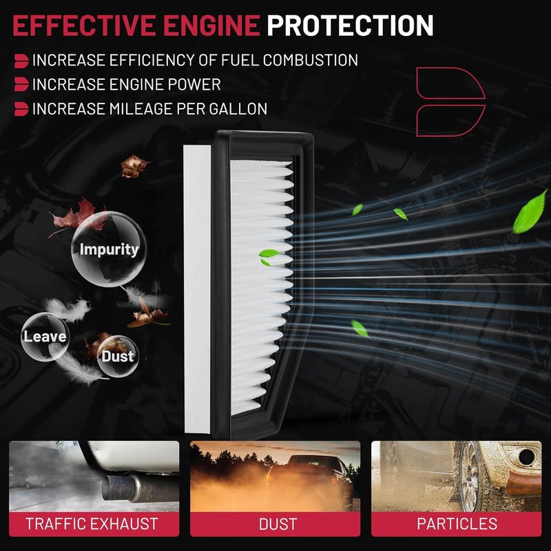 BDFHYK PA99575 Engine Air Filter Compatible with Nissan Sentra 2020 2021 2022 2023 L4 2.0L - Image 4